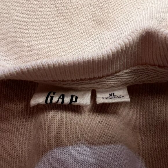 GAP Women's Oversize Logo Sweatshirt with Flowers Size XL - Picture 2 of 3
